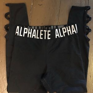 Alphalete leggings - size small